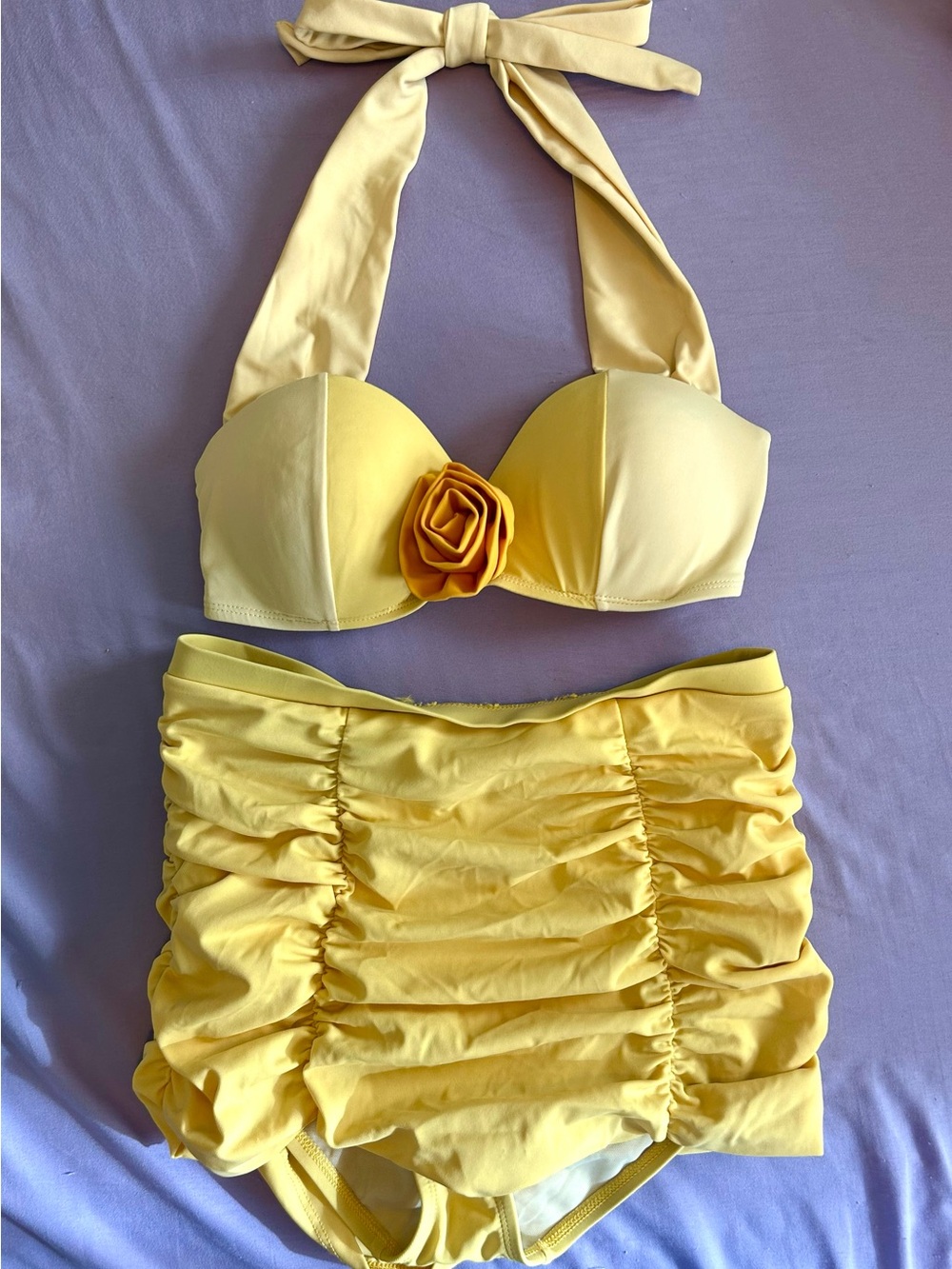 Disney Beauty and the Beast Belle Bikini Swim Set Hot Topic